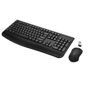 Wireless Keyboard and Mouse Combo, Full-Sized 2.4GHz